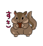 ゆるい動物たちの絵（個別スタンプ：8）