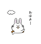 うさぎcm（個別スタンプ：1）