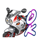 250ccスポーツバイク12(車バイクシリーズ)（個別スタンプ：4）