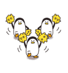 【スタンプの日】白くまとペンギン（個別スタンプ：34）