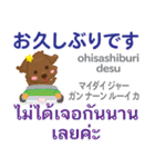 るぅ 丁寧なタイ語Pop-up 2 タイ·日本語（個別スタンプ：15）