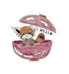 さばえのレッサーパンダ（個別スタンプ：1）
