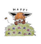 さばえのレッサーパンダ（個別スタンプ：3）