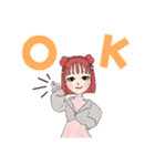 元気っ子Girl（個別スタンプ：1）