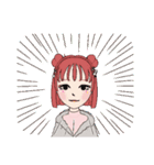 元気っ子Girl（個別スタンプ：13）