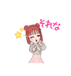 元気っ子Girl（個別スタンプ：16）