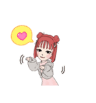 元気っ子Girl（個別スタンプ：17）