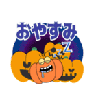 Crayon Monster（ハロウィンバージョン）（個別スタンプ：9）