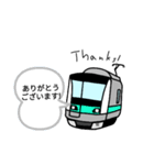 標準型通勤電車スタンプ 鉄道（個別スタンプ：24）