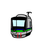 標準型通勤電車スタンプ 鉄道（個別スタンプ：28）