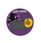 彩れハロウィン！ざっくりとした猫？（個別スタンプ：10）