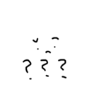 指描き絵文字っ（個別スタンプ：3）