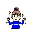 ハッピー仲良し三姉妹のLINEスタンプ（個別スタンプ：31）