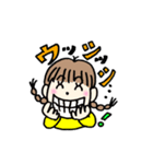 ハッピー仲良し三姉妹のLINEスタンプ（個別スタンプ：35）