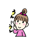 ハッピー仲良し三姉妹のLINEスタンプ（個別スタンプ：36）