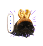 日常で使える黒猫うなたん★のスタンプ♪（個別スタンプ：11）