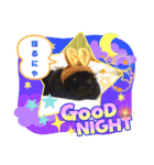 日常で使える黒猫うなたん★のスタンプ♪（個別スタンプ：16）