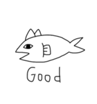 CAT×FISH=？（個別スタンプ：10）