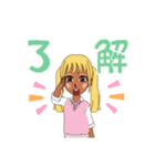 可愛いリアクションスタンプです（個別スタンプ：10）
