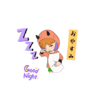 可愛いキャラのあいさつスタンプです（個別スタンプ：2）