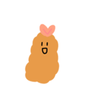 【日常】可愛いエビフライたち（個別スタンプ：36）