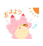 ぬいぐるみの猫シャル（個別スタンプ：6）