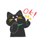 ぬいぐるみの猫シャル（個別スタンプ：11）