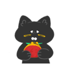 ぬいぐるみの猫シャル（個別スタンプ：34）