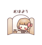 かわいい☻女の子スタンプ（個別スタンプ：21）