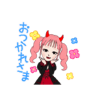 元気っ子Girl ハロウィンver.（個別スタンプ：3）