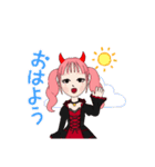 元気っ子Girl ハロウィンver.（個別スタンプ：5）