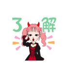 元気っ子Girl ハロウィンver.（個別スタンプ：10）