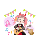 元気っ子Girl ハロウィンver.（個別スタンプ：21）