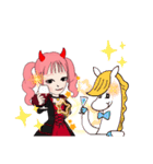 元気っ子Girl ハロウィンver.（個別スタンプ：22）