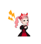 元気っ子Girl ハロウィンver.（個別スタンプ：23）