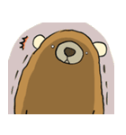 憂鬱なクマのスタンプその2（個別スタンプ：17）