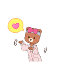 ふわふわなくまちゃん（個別スタンプ：16）