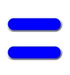 記号 漢英文字青色スタンプ（個別スタンプ：28）