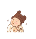 新生児とあちゃんbabyの気持ち（個別スタンプ：2）