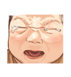 新生児とあちゃんbabyの気持ち（個別スタンプ：6）