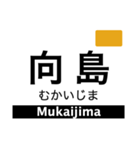 京都線(京都府〜奈良県)の駅名スタンプ（個別スタンプ：9）