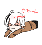 アルビノ双子（個別スタンプ：13）