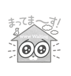 Big#37 waiting in a house with dog mate（個別スタンプ：2）