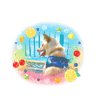 白柴犬諭吉2022（個別スタンプ：22）