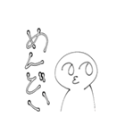 焦点が合わない人と口が出てる人（個別スタンプ：20）