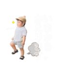 いっちゃん＆ふくちゃん②（個別スタンプ：16）