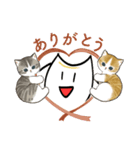 米とサメねこ（個別スタンプ：3）