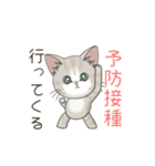 【体調不良の時に使える】仔猫のぽんにゃん（個別スタンプ：5）