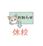 【体調不良の時に使える】仔猫のぽんにゃん（個別スタンプ：13）