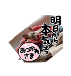 気持ちを伝えてるワンコ。（個別スタンプ：2）